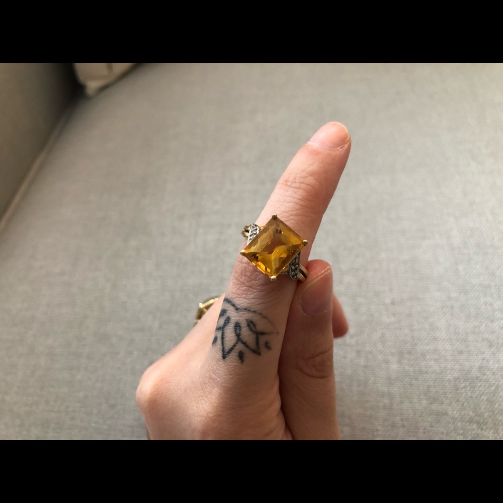 Citrine ring
